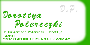 dorottya polereczki business card